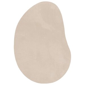 vidaXL Tapis HUARTE Beige 80 x 150 cm Polyester