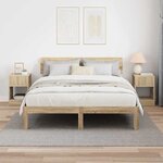 vidaXL Table d'appoint 2 Pièces Chêne Sonoma 30 5 x 30 x 45 cm