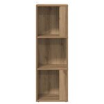 vidaXL Armoire d'angle chêne artisanal 33x33x100 cm bois d'ingénierie