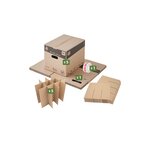 Pack and Move - Kit déménagement pour verres + marqueur noir et 1 adhésif offerts
