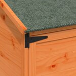 vidaXL Abri de jardin Marron 59 x 56 x 113 5 cm Bois d'ingénierie