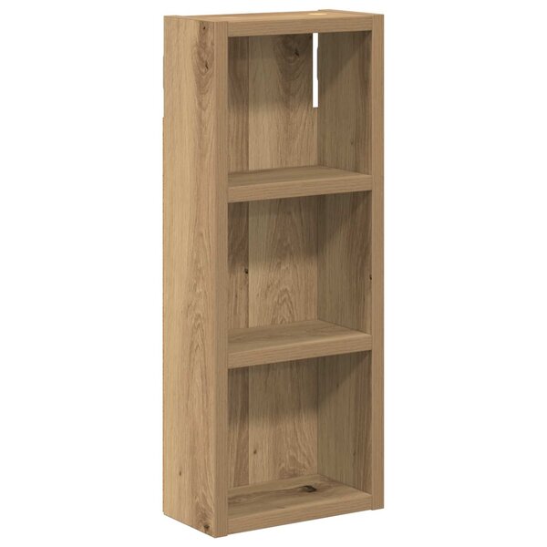 vidaXL Armoire murale de salle de bain Chêne artisan 20 x 10 x 50 cm