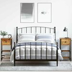 vidaXL Cabinet de chevet avec tiroir 2 Pièces Marron 33 5 x 36 x 70 cm