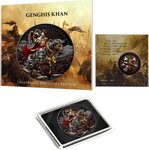 Pièce de monnaie en Argent g 31.1 (1 oz) Millésime 2023 Legendary Warriors Medals GENGHIS KHAN