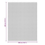 vidaXL Tapis de sol de camping bleu 4x3 m