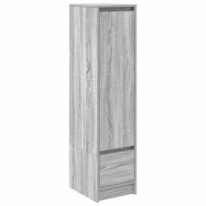 vidaXL Buffet haut sonoma gris 29 5x34x119 5 cm bois d'ingénierie