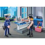 PLAYMOBIL 71733 - Action Heroes Salle d'interrogatoire police  relevé d'empreintes