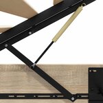 vidaXL Cadre de lit ottoman Chêne Sonoma 193 x 75 5 x 25 cm