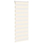 vidaXL Store zèbre beige marbré largeur du tissu 60 9 cm polyester
