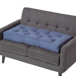 Coussin rehausseur pour canapé en coton  Bleu marine - HOMESCAPES