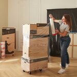 Pack And Move - Lot 2 Rouleaux Film Étirable - 300 M - Transparent - Film Déménagement Film Emballage Film Palette Film Protection