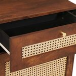 vidaXL Tables de chevet 50 x 33 x 60 cm Bois de mangue massif