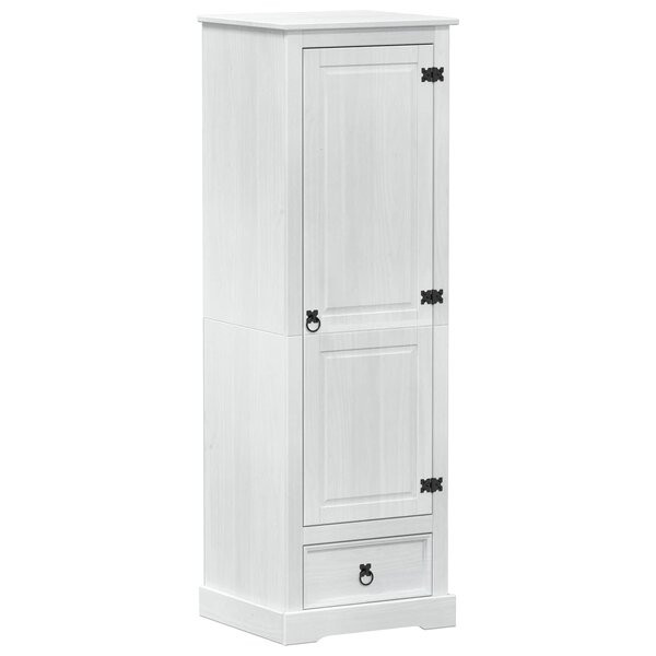 vidaXL Armoires Blanc 55 x 50 x 170 cm Pin massif