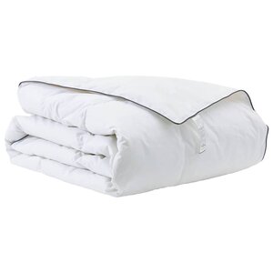 vidaXL Duvet d'hiver Blanc 140 x 220 cm Bas