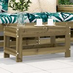 vidaXL Repose-pied de jardin 62x30x32 cm bois de pin imprégné