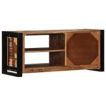 vidaXL Meuble TV 80x30x35 cm bois massif de récupération