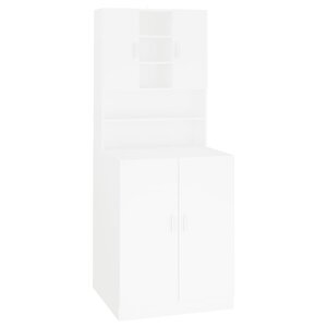 vidaXL Meuble pour machine à laver Blanc
