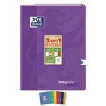 Cahier piqûre EASYBOOK KRAFT24 x 32 cm 96p 90g coloris aléatoire OXFORD