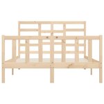 vidaXL Cadre de lit sans matelas 160x200 cm bois massif de pin