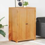 vidaXL Armoire avec stockage avec porte Marron Bois d'ingénierie
