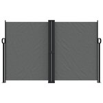vidaXL Auvent latéral rétractable anthracite 160x1000 cm