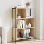 vidaXL Bibliothèque chêne sonoma 72x28x109 cm bois d'ingénierie