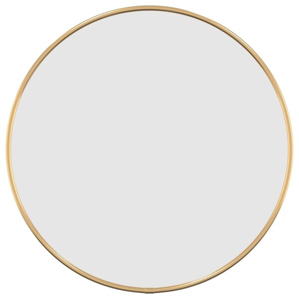 vidaXL Miroir mural Doré Ø 40 cm Rond