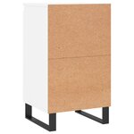 vidaXL Buffets 2 Pièces blanc 40x35x70 cm bois d’ingénierie
