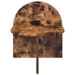 vidaXL Table de chevet 2 pc Chêne fumé 40 x 35 5 x 45 5 cm