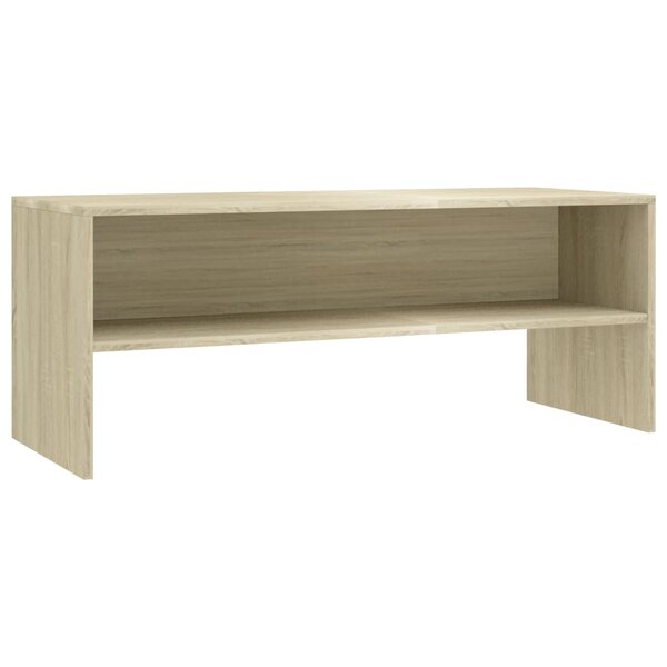 vidaXL Meuble TV Chêne sonoma 100x40x40 cm Bois d'ingénierie