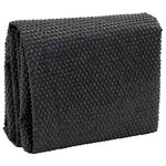 vidaXL Film solaire de piscine flottant PE 975x488 cm Noir et bleu