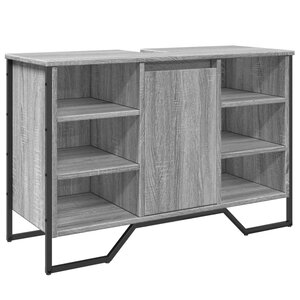 vidaXL Armoire lavabo de salle de bain sonoma gris 91x35x60 cm