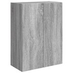 vidaXL Ensemble de meuble TV mural Montage mural 6 Pièces Gris Sonoma