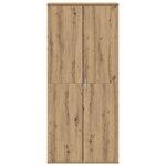 vidaXL Haut de Mobilier avec étagère chêne artisanal 80 x 39 x 178 cm