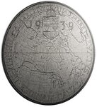 Pièce de monnaie en Argent 50 Dollars g 158.5 Millésime 2025 EMANUEL HAHN ORIGINAL SKETCH