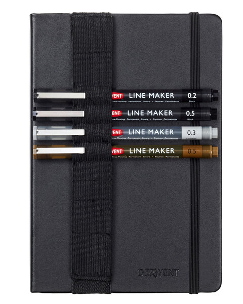 DERWENT - Set SKETCHING journal + line maker
