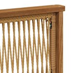 vidaXL Ensemble de canapés d'extérieur 9 pc Naturel et Anthracite