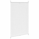 vidaXL Store plissé 70x125 cm Blanc
