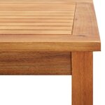 vidaXL Table basse de jardin 60x60x36 cm Bois solide d'acacia