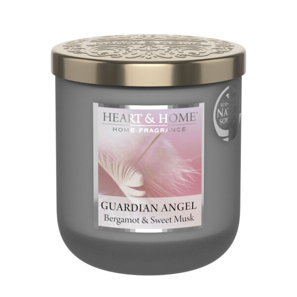 Bougie heart and home ange Gardien