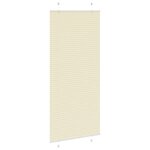 vidaXL Store plissé crème 100x200cm largeur du tissu 99 4 cm polyester