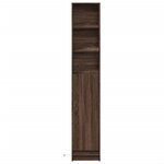 vidaXL Buffet avec LED chêne marron 36x32 5x200 cm bois d'ingénierie