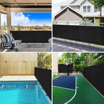 vidaXL Filet brise-vue Anthracite 2x10 m PEHD 75 g/m²