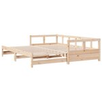 vidaXL Lit de jour sans matelas 90x200 cm bois de pin massif