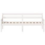 vidaXL Lit de jour sans matelas blanc 90x190 cm bois de pin massif