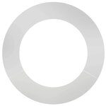 vidaXL Anneau d'arbre plat Argent Ø60 / 90 cm Acier galvanisé
