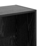 vidaXL Bibliothèque Chêne noir 40 x 30 x 114 cm Bois d'ingénierie