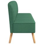 vidaXL Canapé 117x55 5x77 cm Tissu Vert