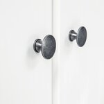 vidaXL Garde-robe à 2 portes Hill Blanc 89x50x170cm Bois de pin solide