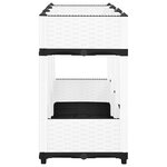 vidaXL Lit surélevé 120x40x71 cm Polypropylène